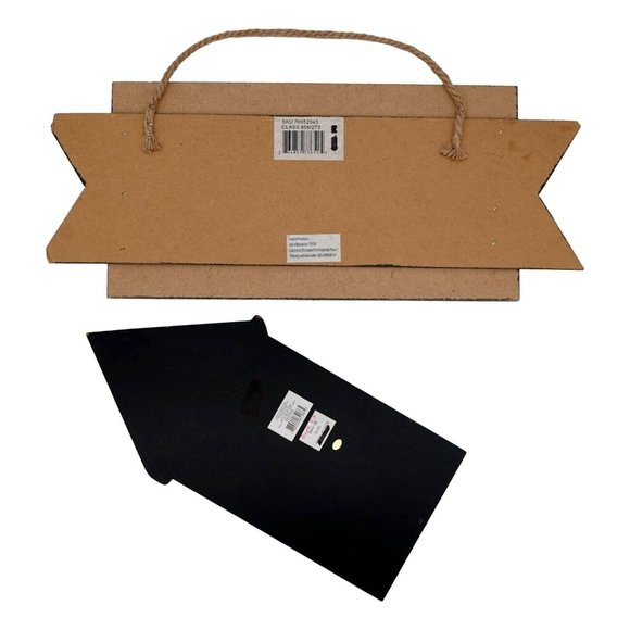 Hanging Wood Sign Lot Of 2 Love Like Crazy Psalm 23 Word Sayings Home Decor New - Picture 3 of 7